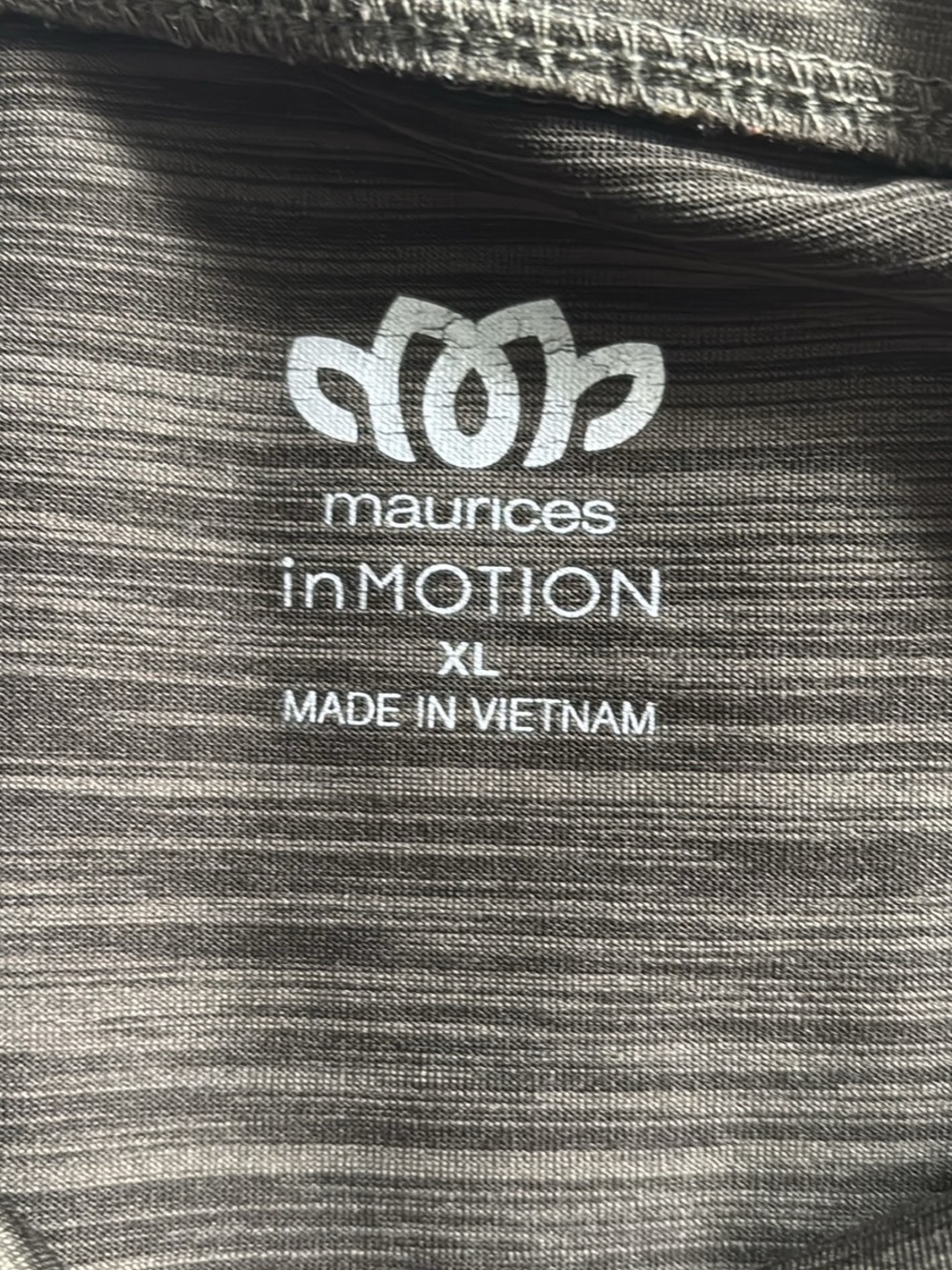 Maurices inMOTION Men's Heather Gray Athletic Polo - XL